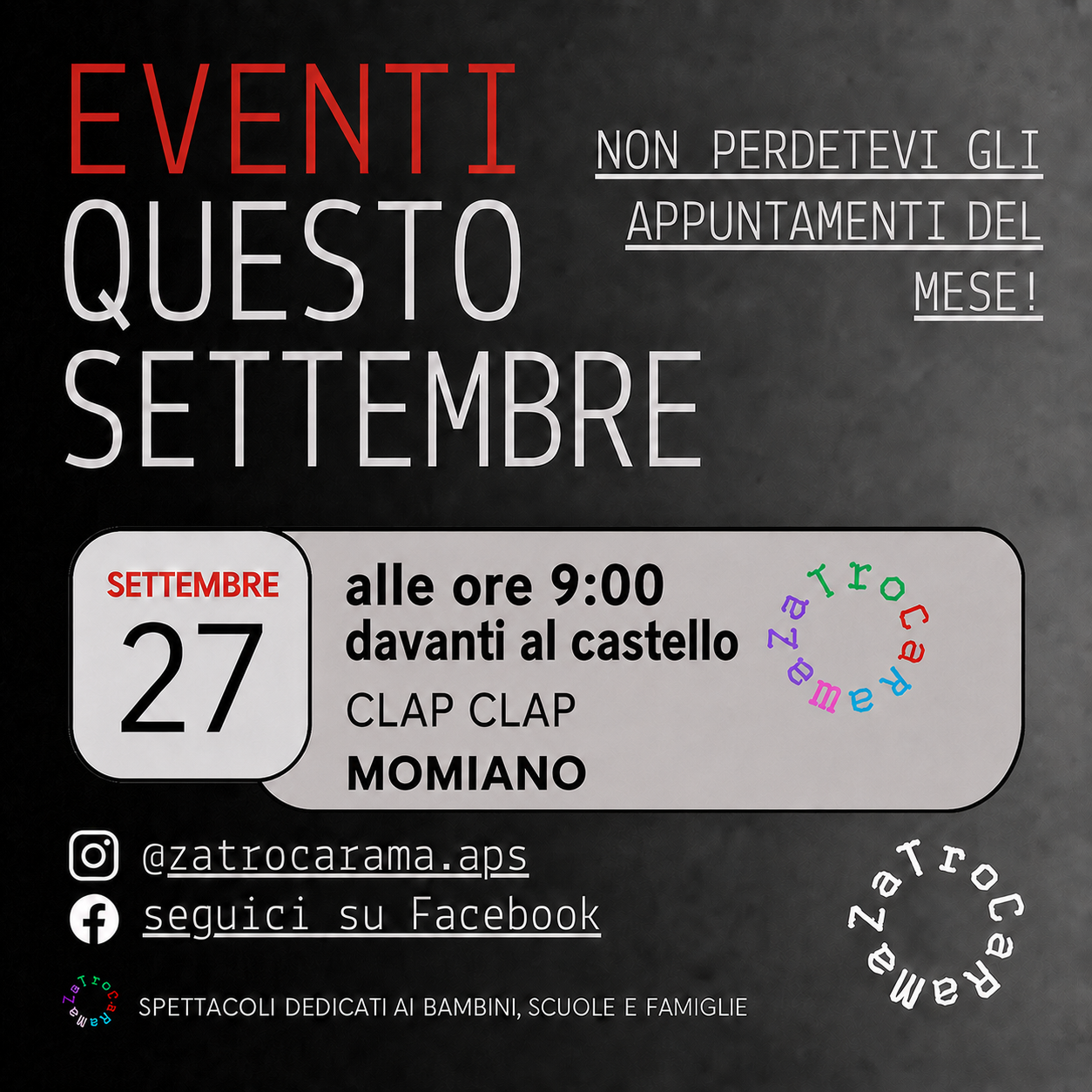 Calendario eventi - febbraio 2026